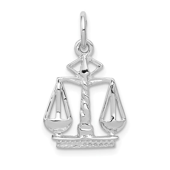 14K White/Yellow Gold Scalers Of Justice Pendant