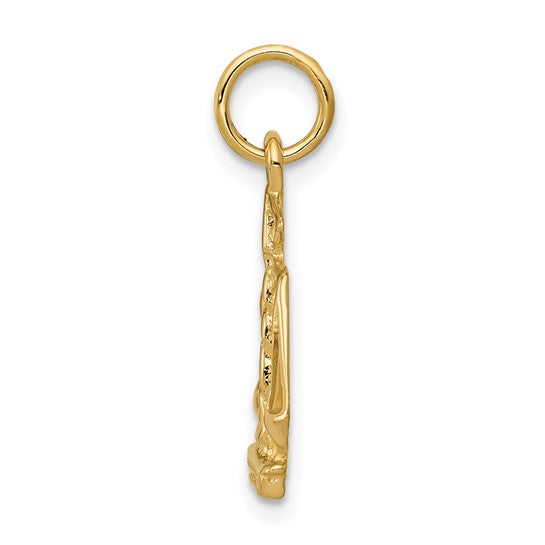 14K White/Yellow Gold Scalers Of Justice Pendant