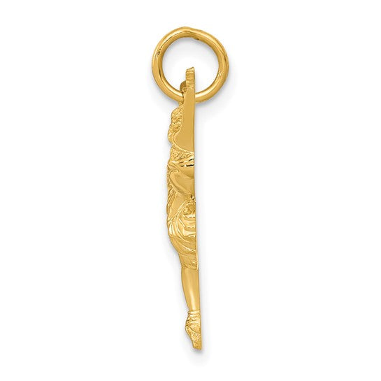 10K Yellow Gold Ballerina Pendant