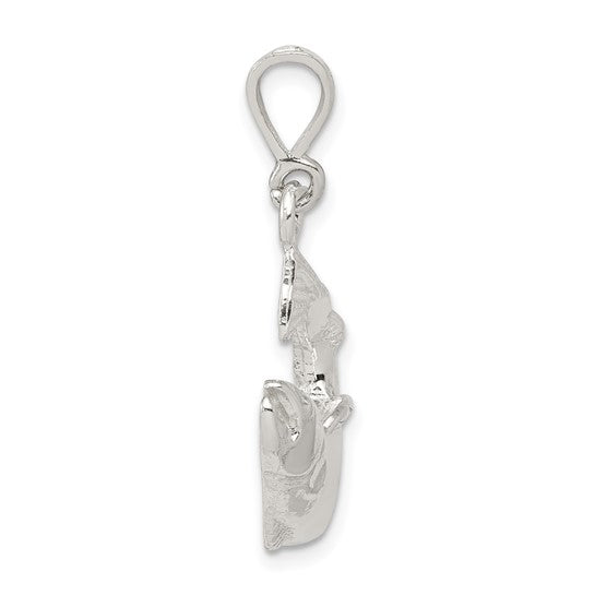 Sterling Silver Salmon Fish Pendant