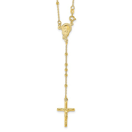 14K Gold Filled Sterling Silver Rosary Beads