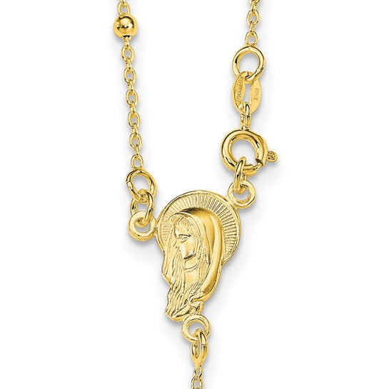 14K Gold Filled Sterling Silver Rosary Beads