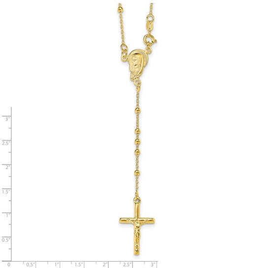 14K Gold Filled Sterling Silver Rosary Beads