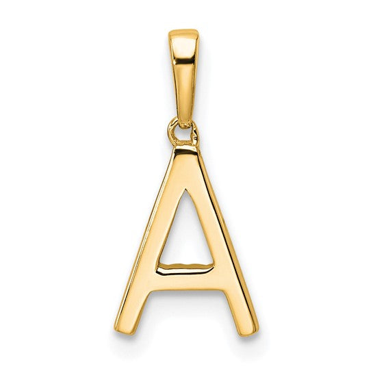 10K/14K White/Yellow Gold Natural Diamond Letter Initials A-Z