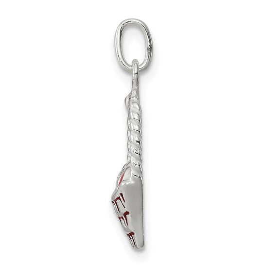 Sterling Silver Easter Basket Pendant