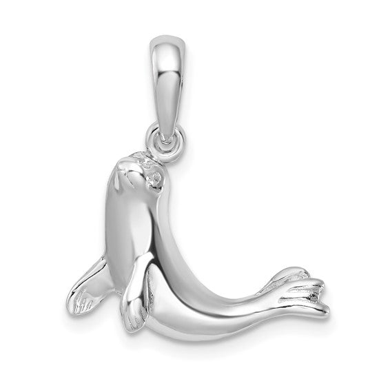 Sterling Silver Sea Life Seal Pendant