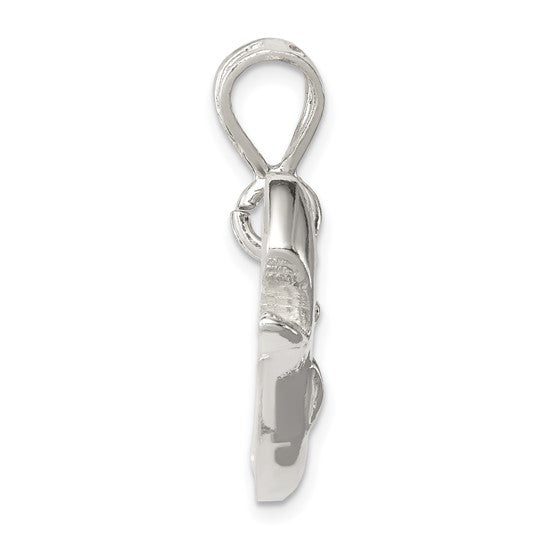 Sterling Silver Whale Pendant