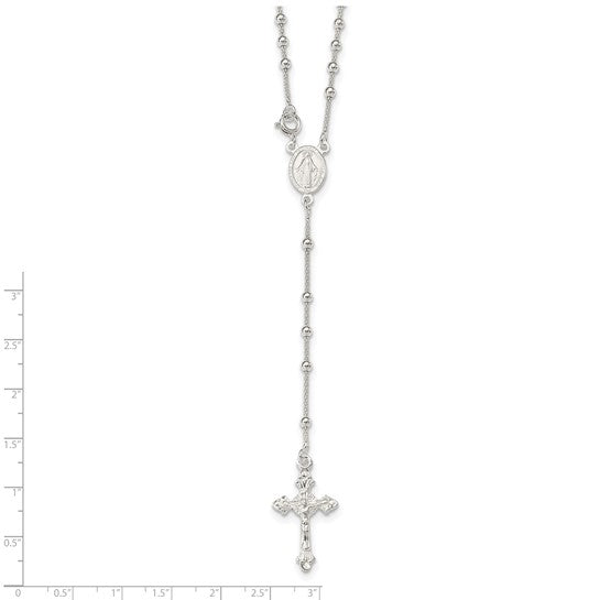 Sterling Silver 16" Children's Rosary Beads