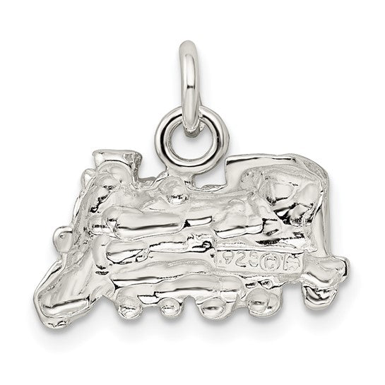 Sterling Silver Train Conductor Train Pendant