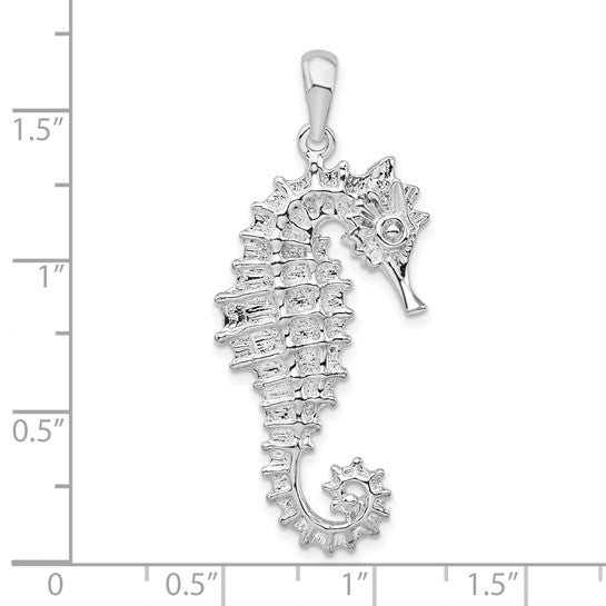 Sterling Silver Seahorse Pendant