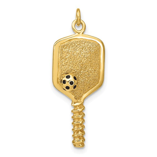 14K Gold Filled Pickle Ball Pendant