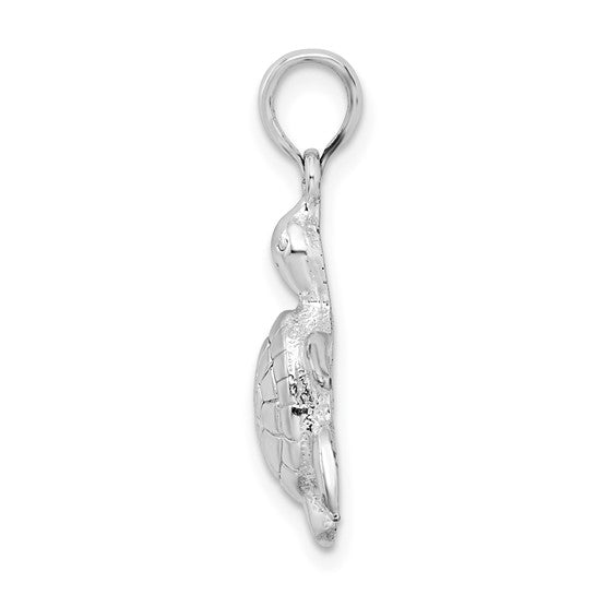 Sterling Silver Sea Turtle Pendant