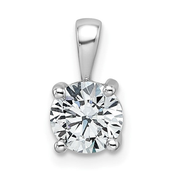 14K Yellow/White Gold .5 - 5 Carat Lab Grown Certified Diamond Pendant