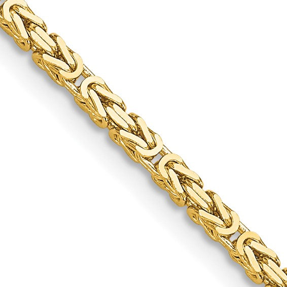 14K Byzantine Chain Yellow Gold/White Gold