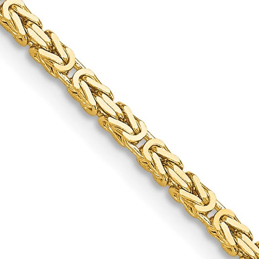 14K Byzantine Chain Yellow Gold/White Gold