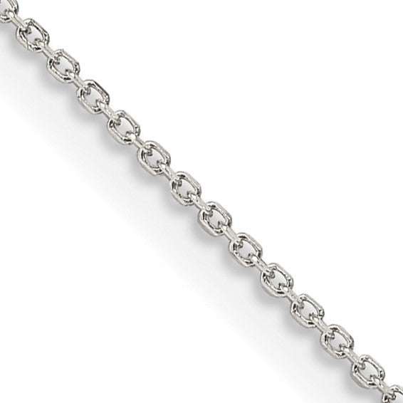 Sterling Silver Diamond Cut Cable Chain