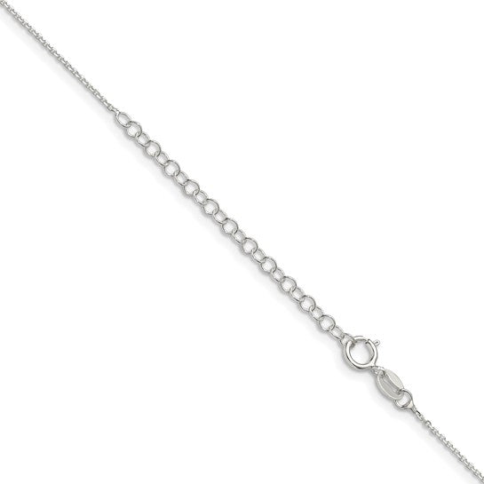 Sterling Silver Diamond Cut Cable Chain