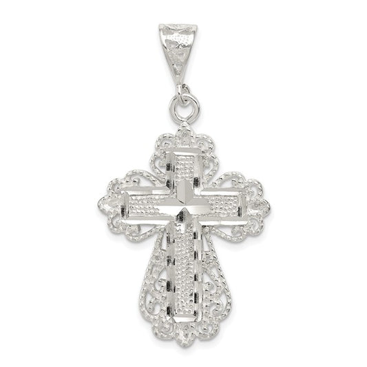 Sterling Silver Cut Cross Pendant
