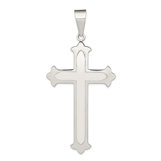 XL Sterling Silver Cross Pendant