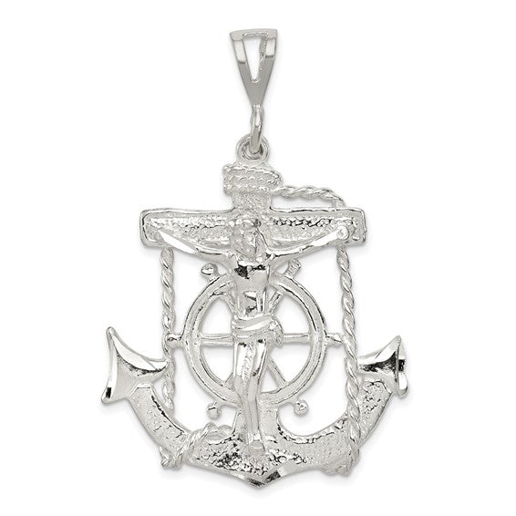Sterling Silver Anchor Cross