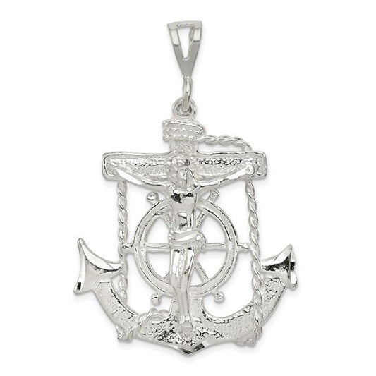 Sterling Silver Anchor Cross