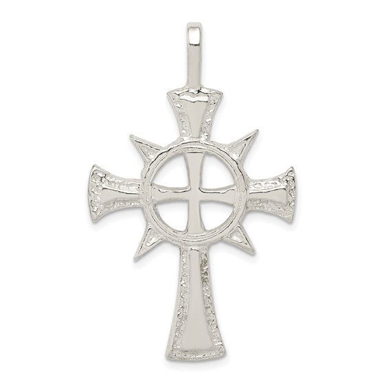 C Cross Sterling Silver Pendant