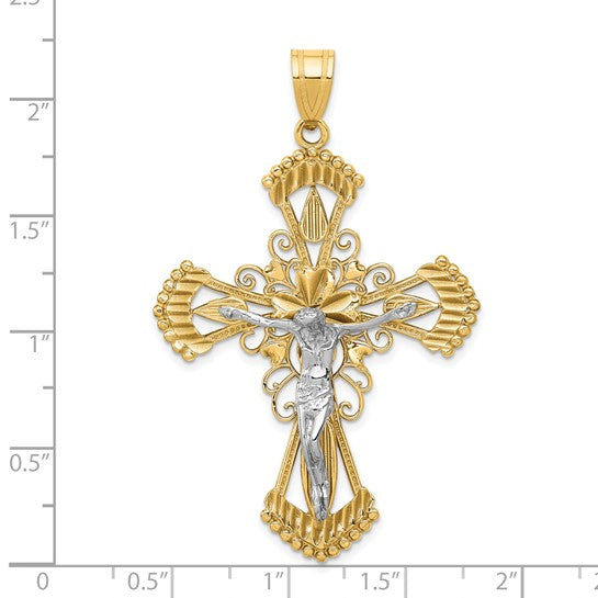 14K Jesus Cross 1