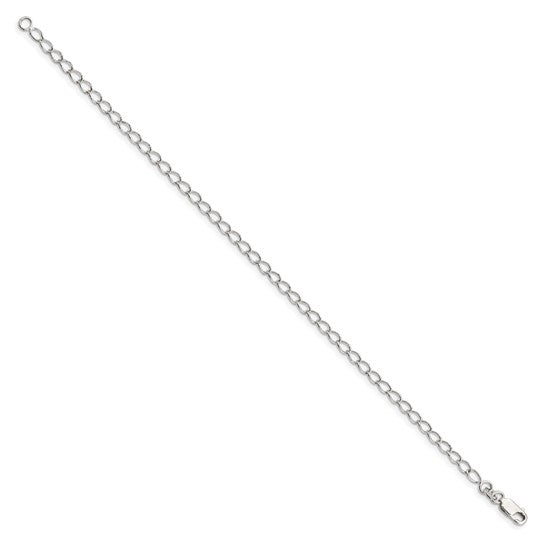 Sterling Silver Double Curb Chain/Bracelert