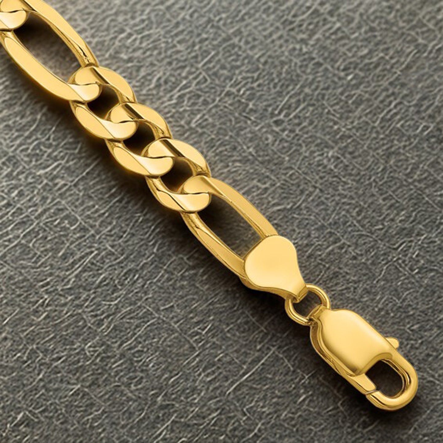 14K Figaro Open Concave