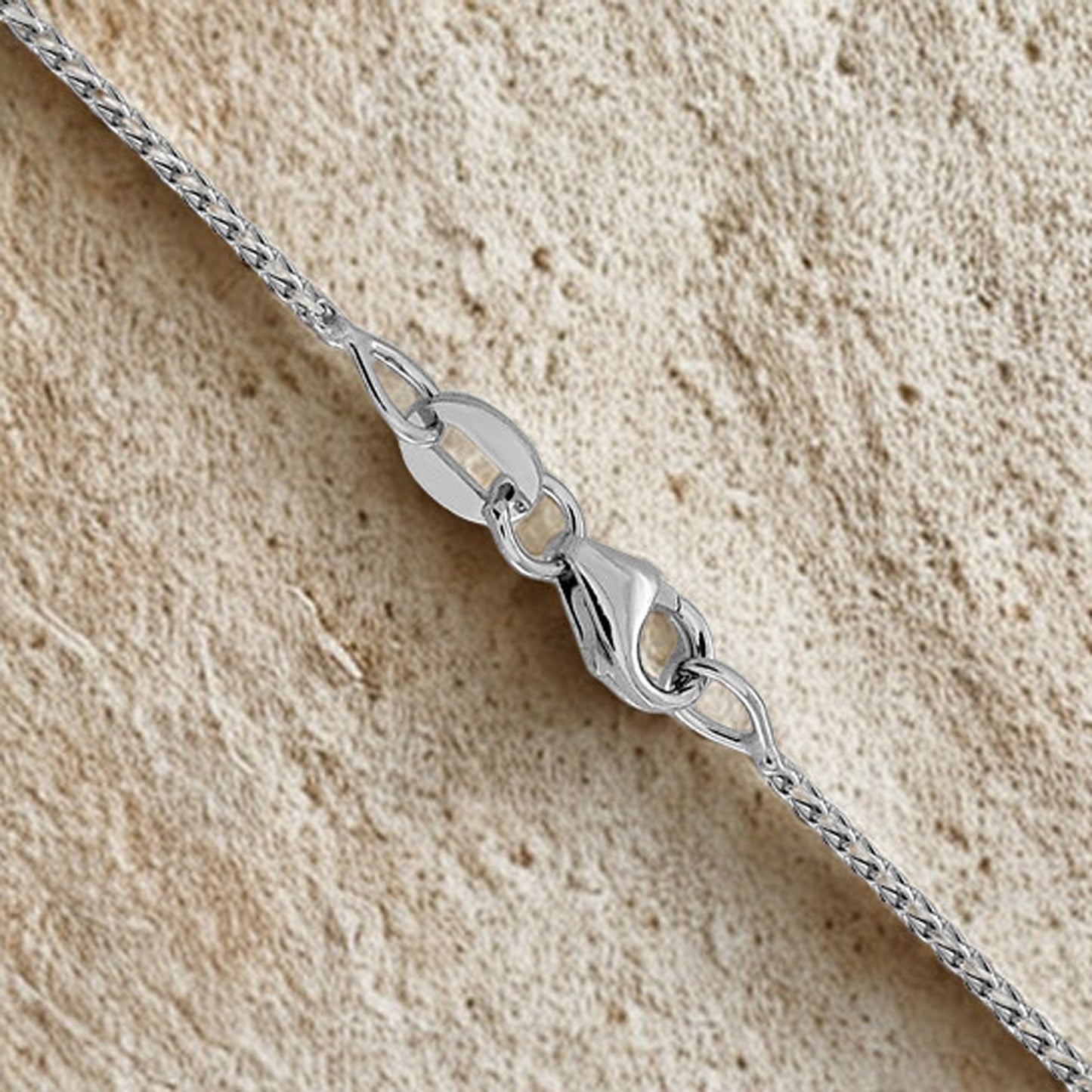 14K Franco Chain White Gold