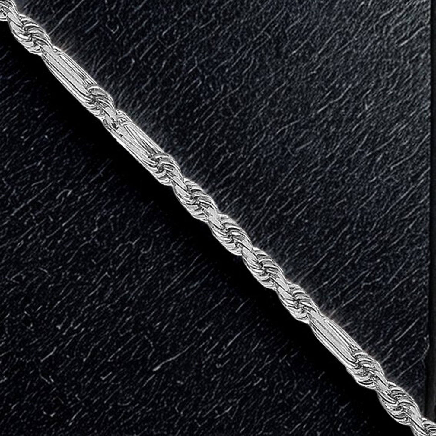 14K White Gold Milano Chain