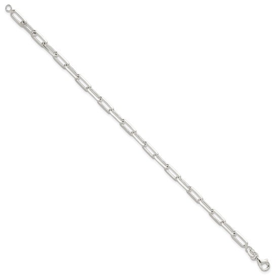 Sterling Silver Paperclip Chains/Bracelets