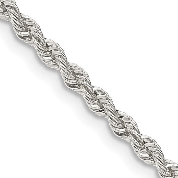 Sterling Silver Solid Rope Chain