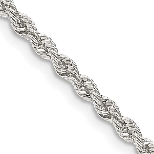 Sterling Silver Solid Rope Chain