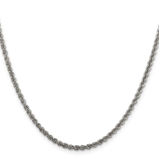 Sterling Silver Solid Rope Chain