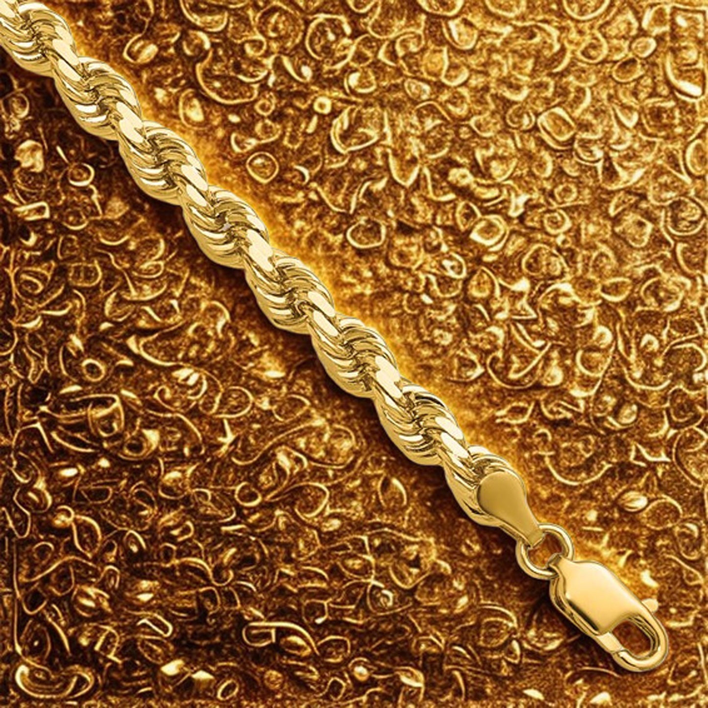 14K Gold Rope Chain