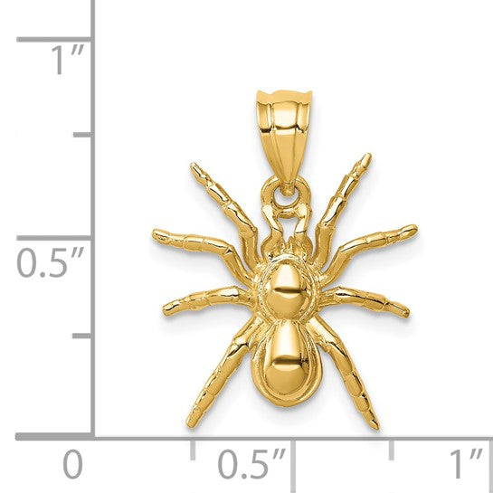 Spider Pendant 14K Gold
