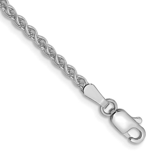10K White Gold Spiga Chain