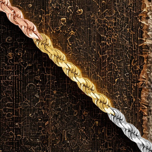 Tri Colored Rope Chain